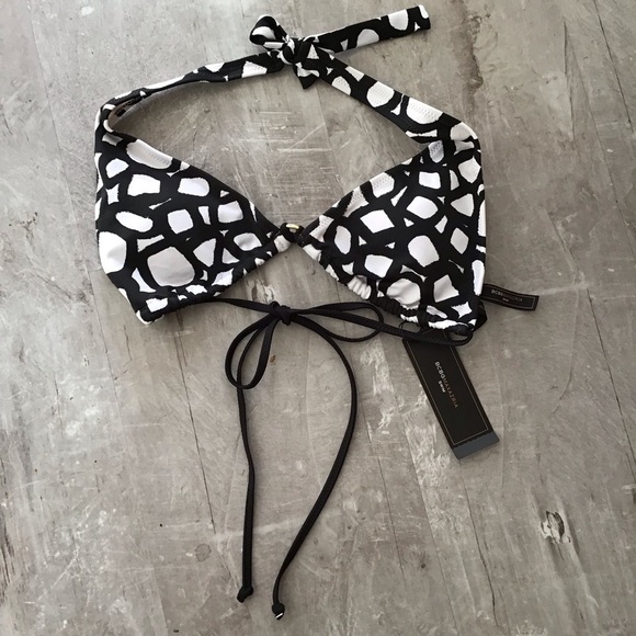 💕BCBGMAXAZRIA💕 Triangle String Bikini Top - Picture 1 of 7